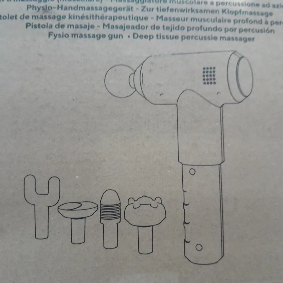 BOXED HOMEDICS PHYSIO MASSAGE GUN