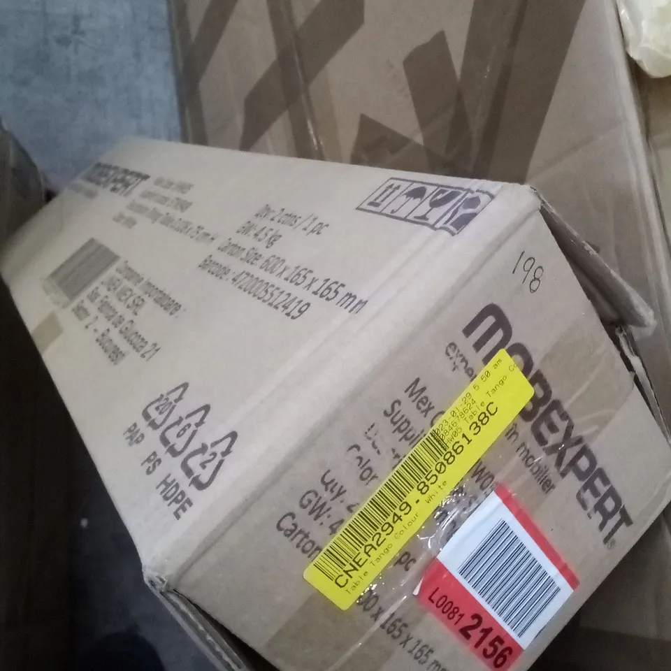 BOXED TABLE TANGO WHITE