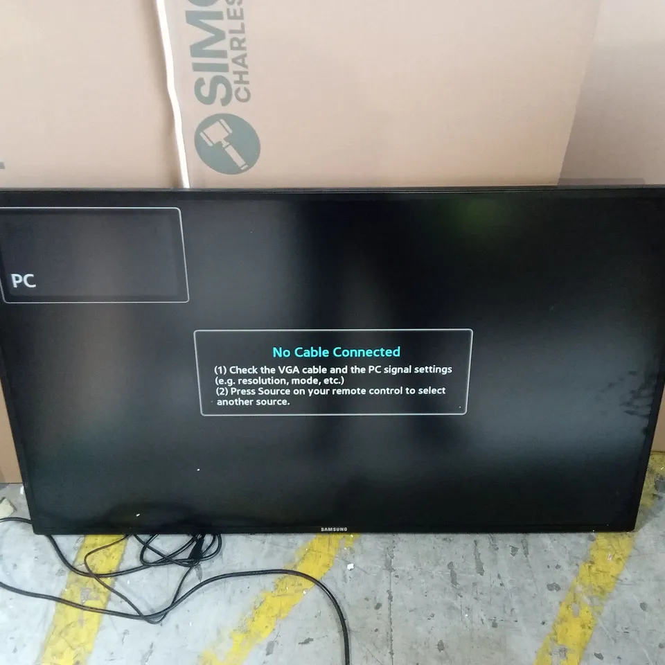 SAMSUNG 46" LED BACKLIT LCD DISPLAY FULL HD - MODEL DE46C