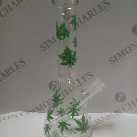 BOXED UNBRANDED CLEAR GLASS BONG