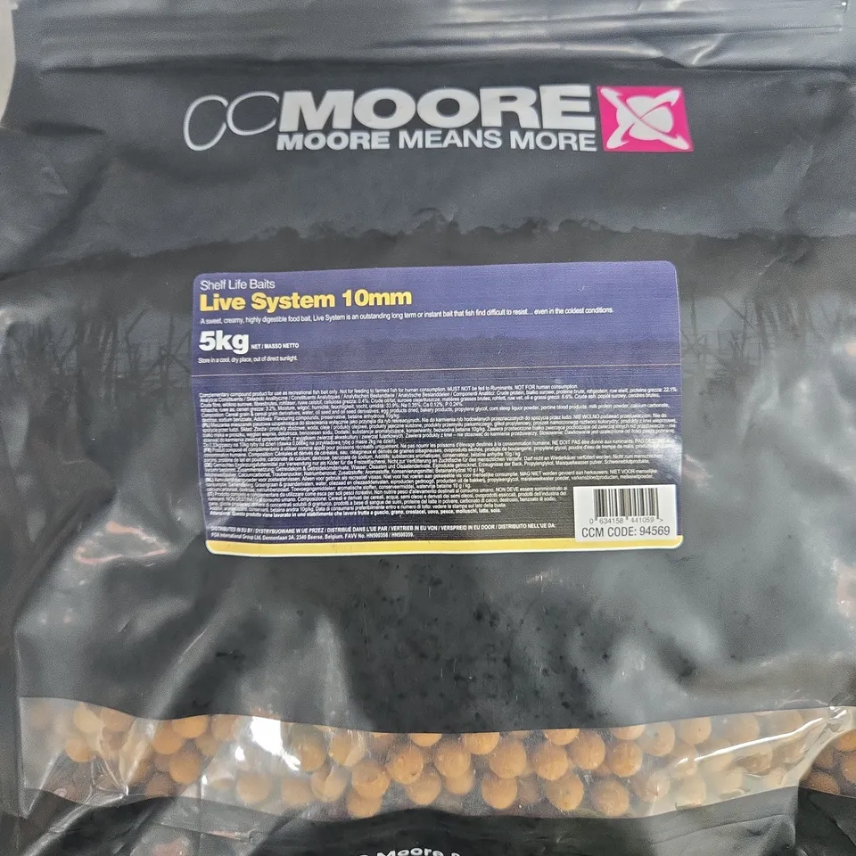 CC MOORE LIVE SYSTEM 10MM FISHING PELLETS 5KG