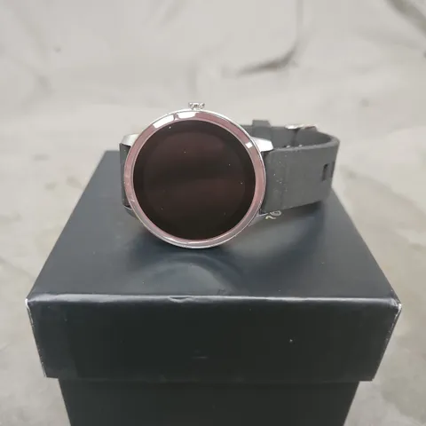 BEN SHERMAN SMART WATCH – BLACK SILICONE STRAP, ROUND DIAL 