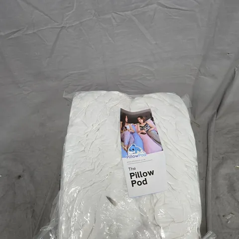 THE PILLOW POD - WHITE PILLOW CUSHION (SEALED IN PLASTIC)