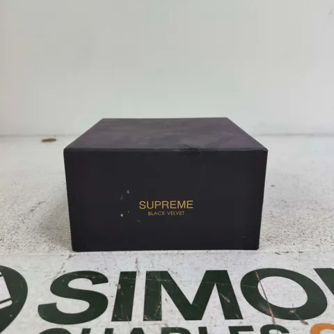 SUPREME BLACK VELVET β SKIN TRANSFORMING CREAM GOLD-TONE SPHERICAL PRESENTATION BOX