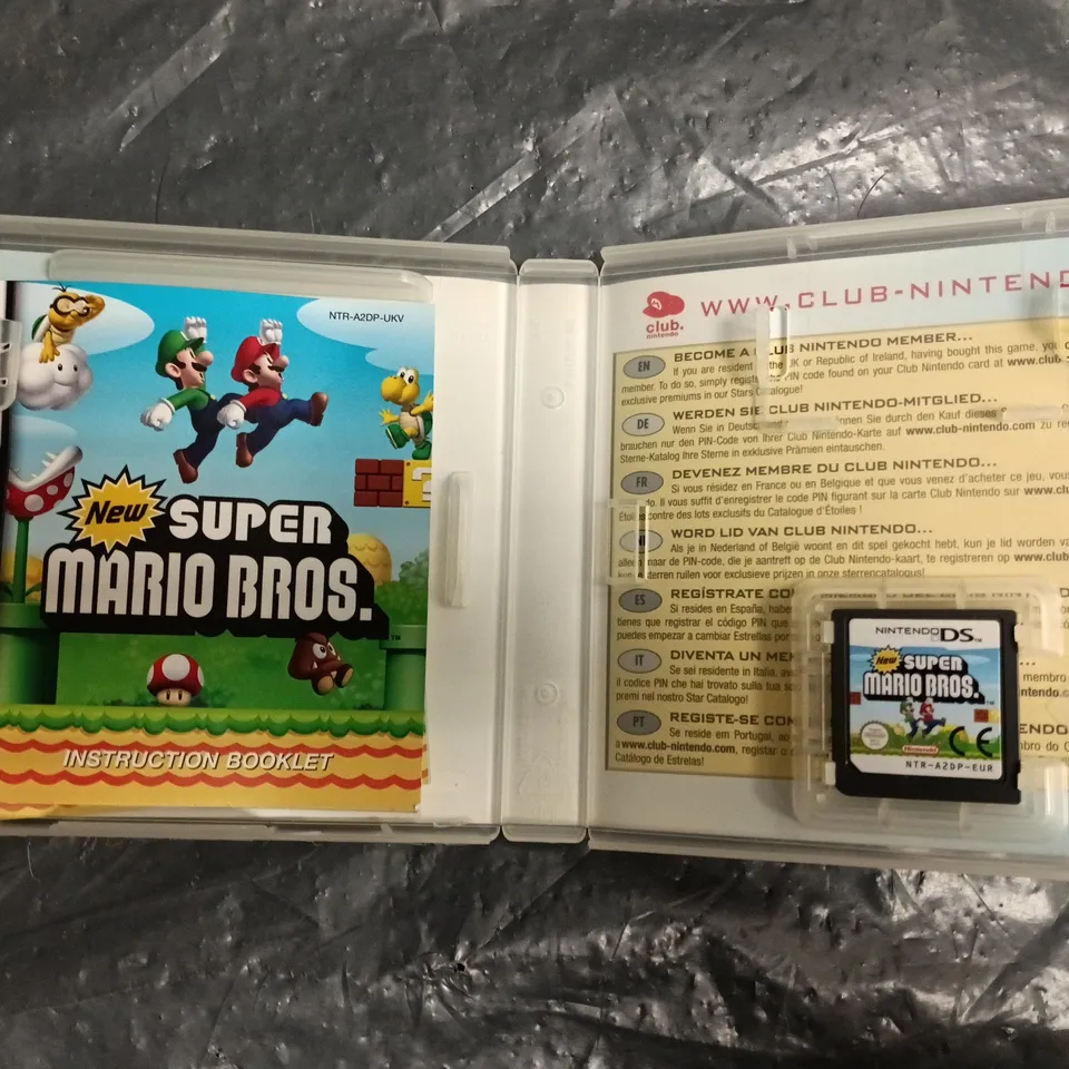 NEW SUPER MARIO BROS FOR NINTENDO DS 