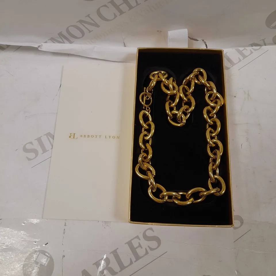 GEMMA OWEN ABBOTT LYON GOLD NECKLESS
