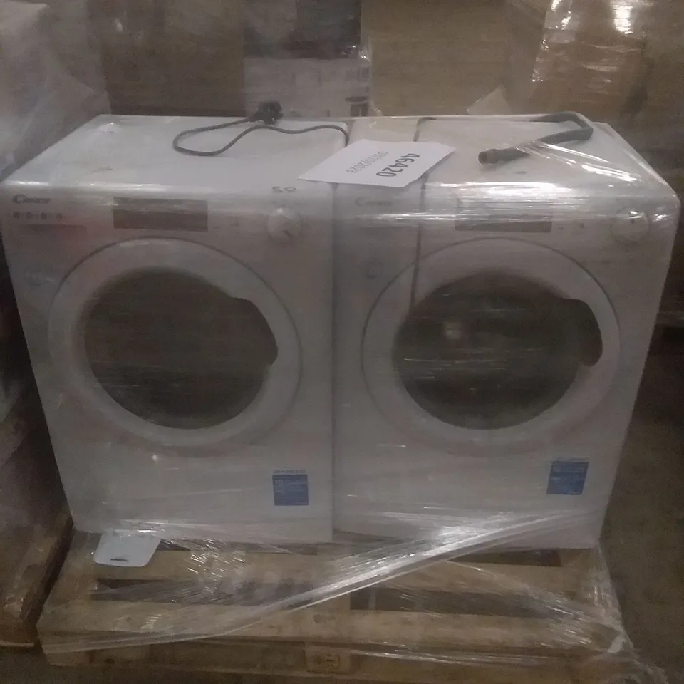 PALLET OF 2 CANDY SMART PRO FREESTANDING WASHING MACHINES - WHITE