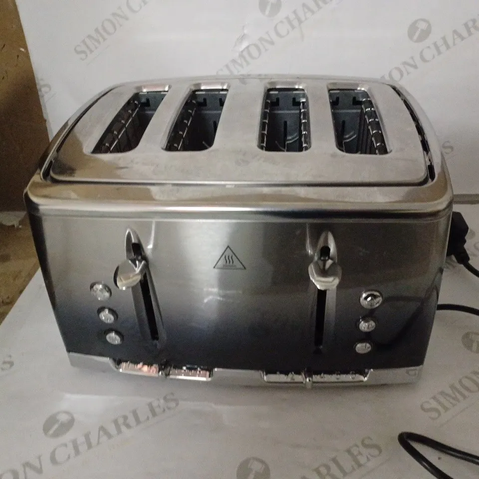 RUSSELL HOBBS 25141 STAINLESS STEEL FOUR SLICE TOASTER