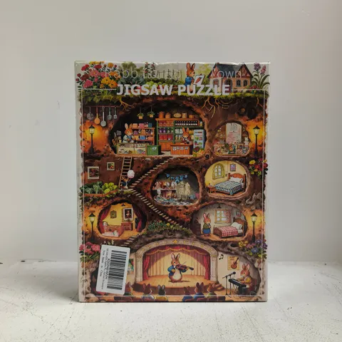RABBIT HOLE TOWN 1000 PIECE JIGSAW PUZZLE