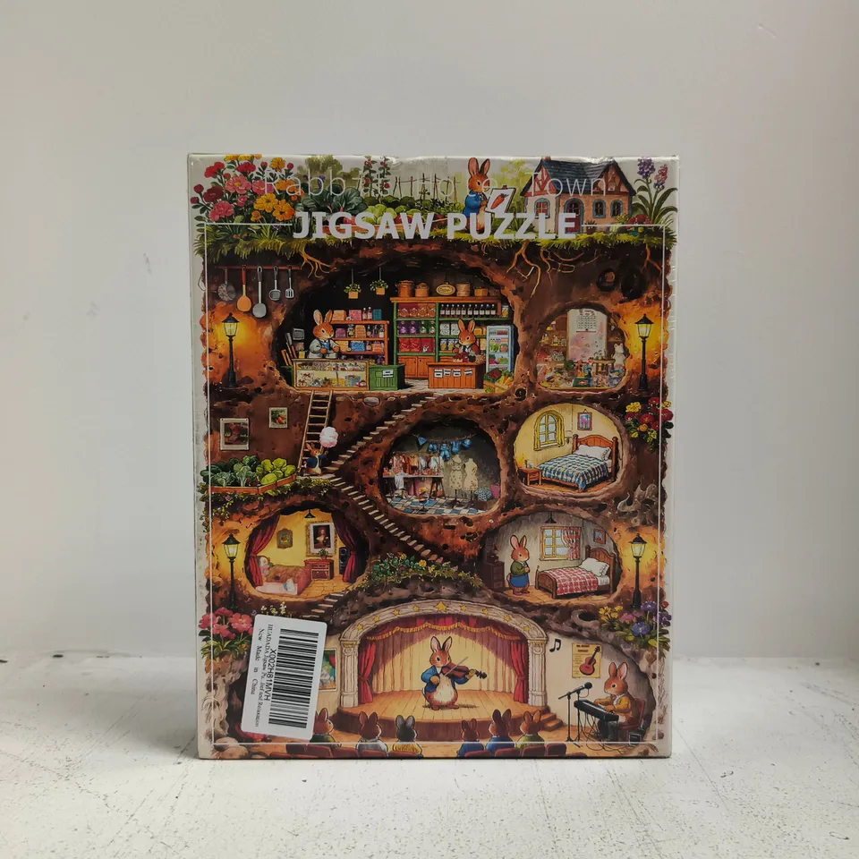 RABBIT HOLE TOWN 1000 PIECE JIGSAW PUZZLE