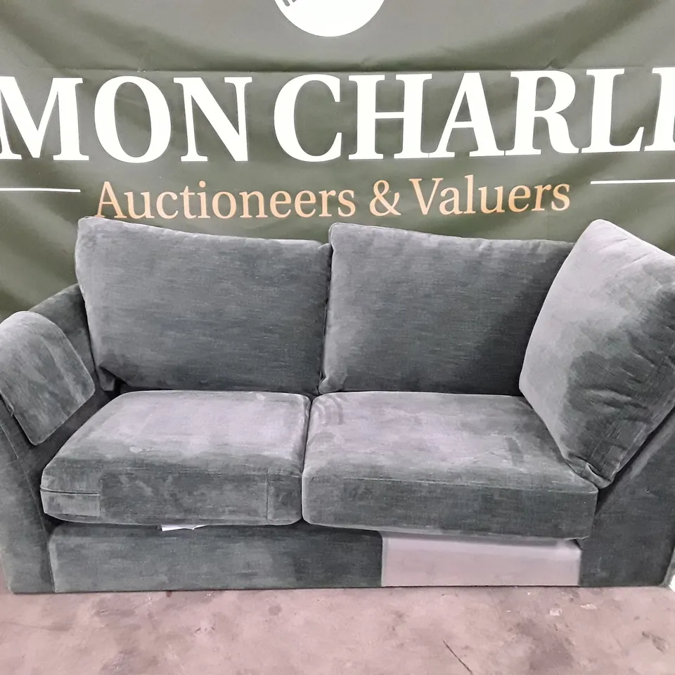 QUALITY DESIGNER CORNER SOFA SECTION - SEAFORM FABRIC