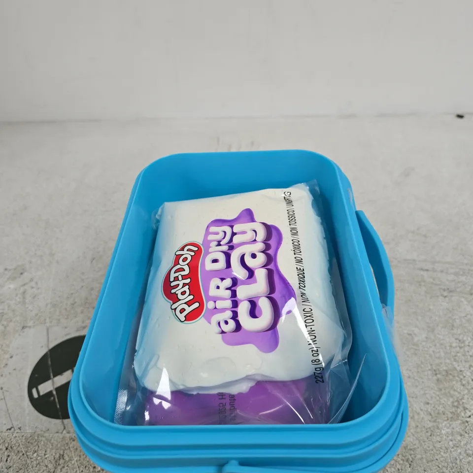 PLAY-DOH AIR DRY CLAY SET – BLUE TUB (AGE 4+)