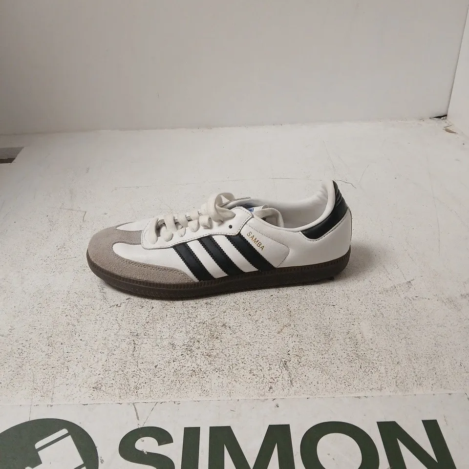 ADIDAS SAMBA TRAINERS – WHITE/BLACK - UK 7