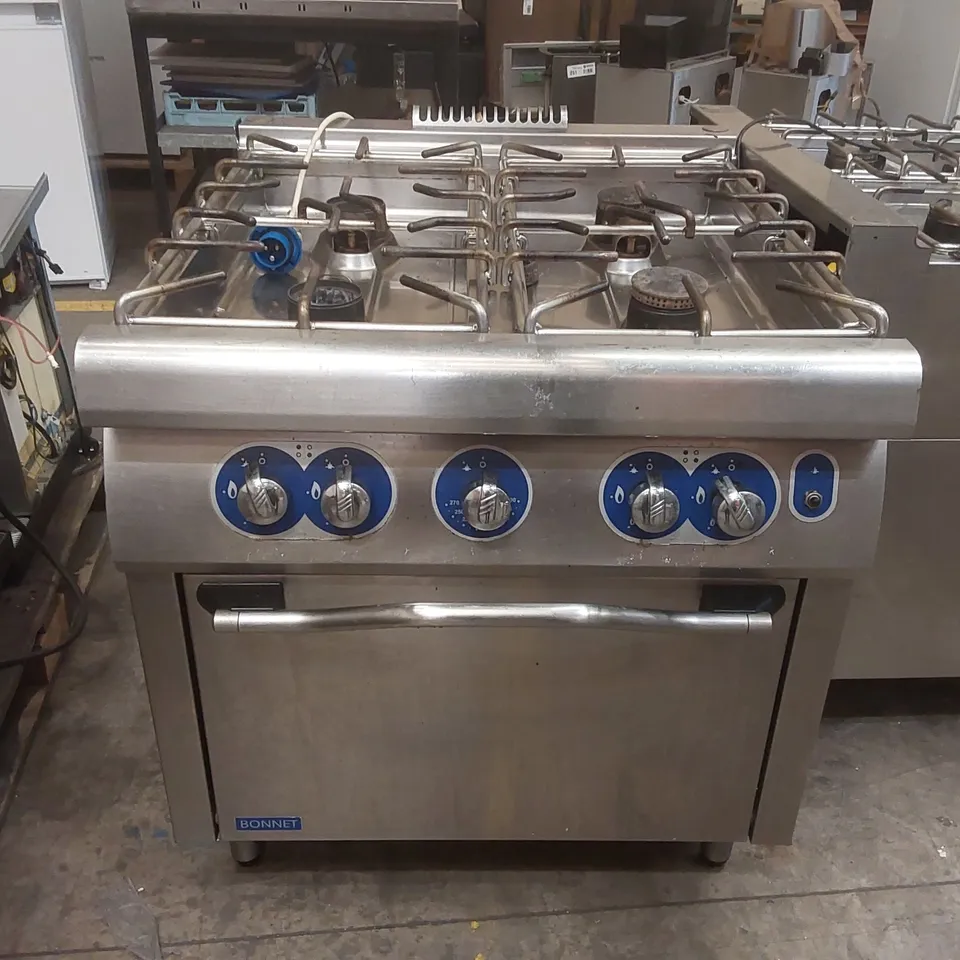 BONNET COMMERCIAL 4 BURNER OVEN