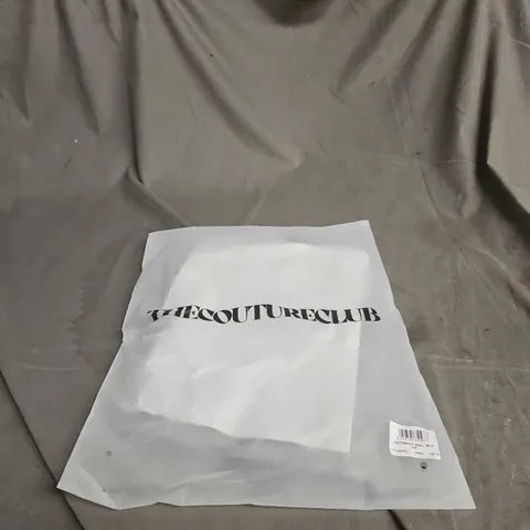 THE COUTURE CLUB LIGHTWEIGHT ROLL NECK TOP – GREY – UK 14