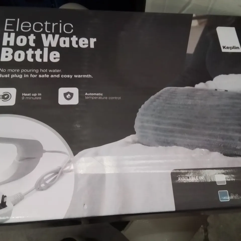 BOXED KEPLIN ELECTRIC HOT WATER BOTTLE
