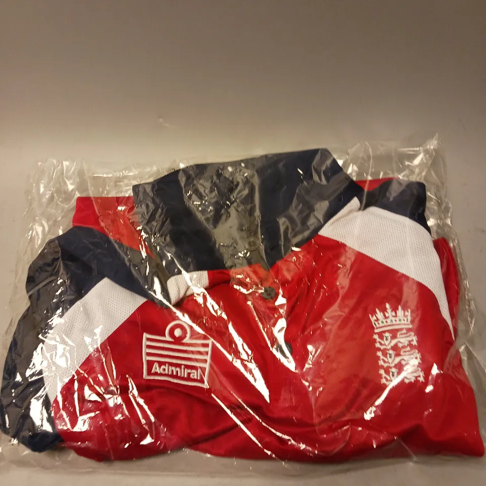 ADMIRAL 2008 VINTAGE ENGLAND ODI CRICKET SHIRT - XL