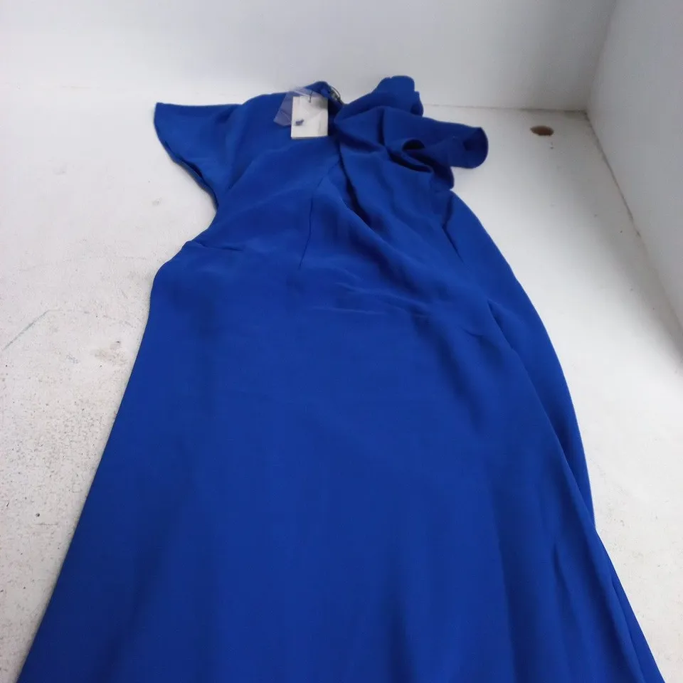 NOBODY'S CHILD NAZ MIDI DRESS – BLUE, UK 12