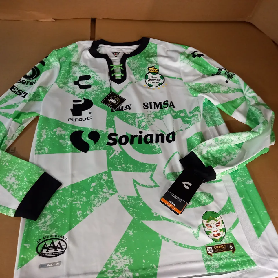 CLUB SANTOS LAGUNA LONG SLEEVE SPORTS SHIRT - M/M