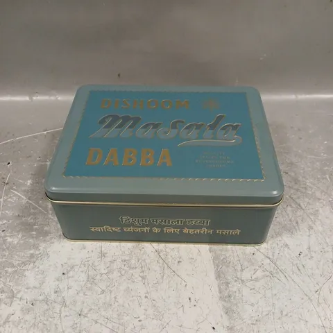 DISHOOM MASALA DABBA SPICE TIN WITH 12 ASSORTED SPICES - COLLECTION ONLY