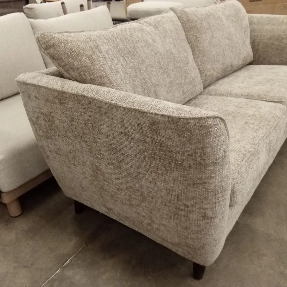 URBANA 3 SEATER FABRIC SOFA - STONE COLOUR