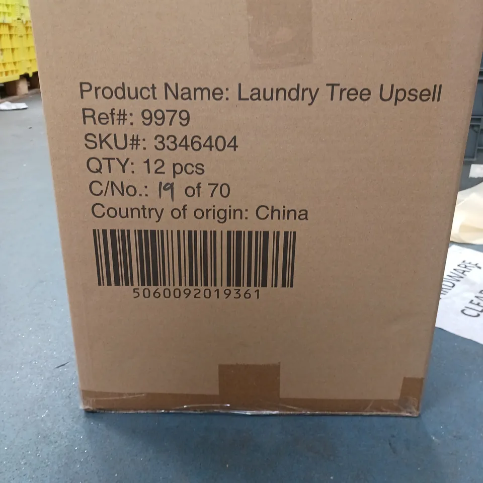 BOX OF APPROX 12 ASSORTED LAUNDRY TREE UPSELLS 