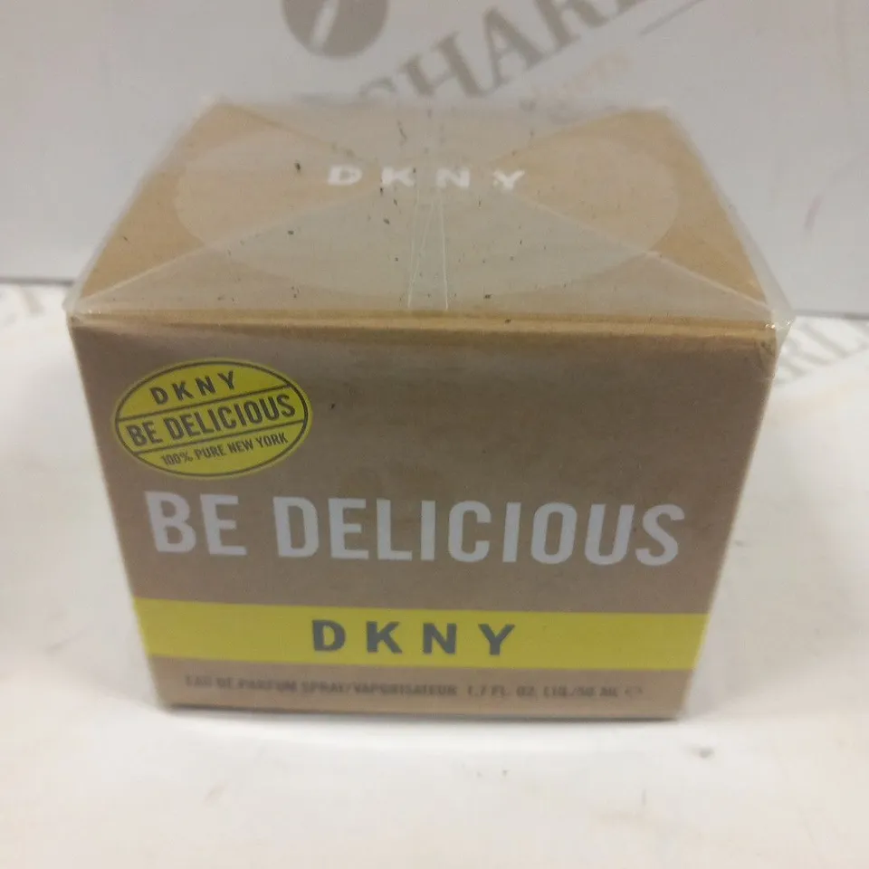 BOXED AND SEALED BE DELICIOUS DKNY EAU DE PARFUM 50ML