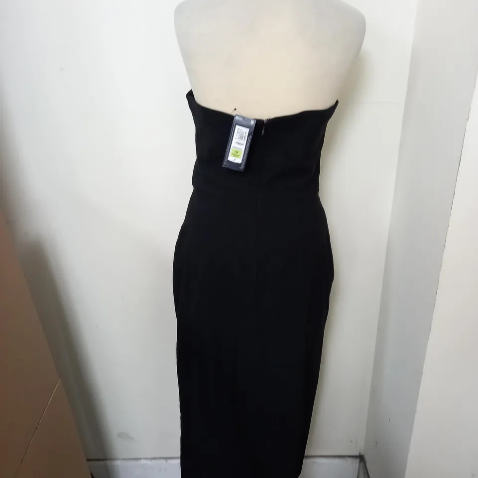 M7S COLLECTION BLACK SIZE 12 LONG DRESS 