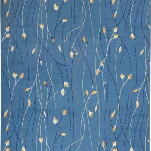 GRAFIX GRF15 LIGHT BLUE RUG, 3'9" X 5'9"