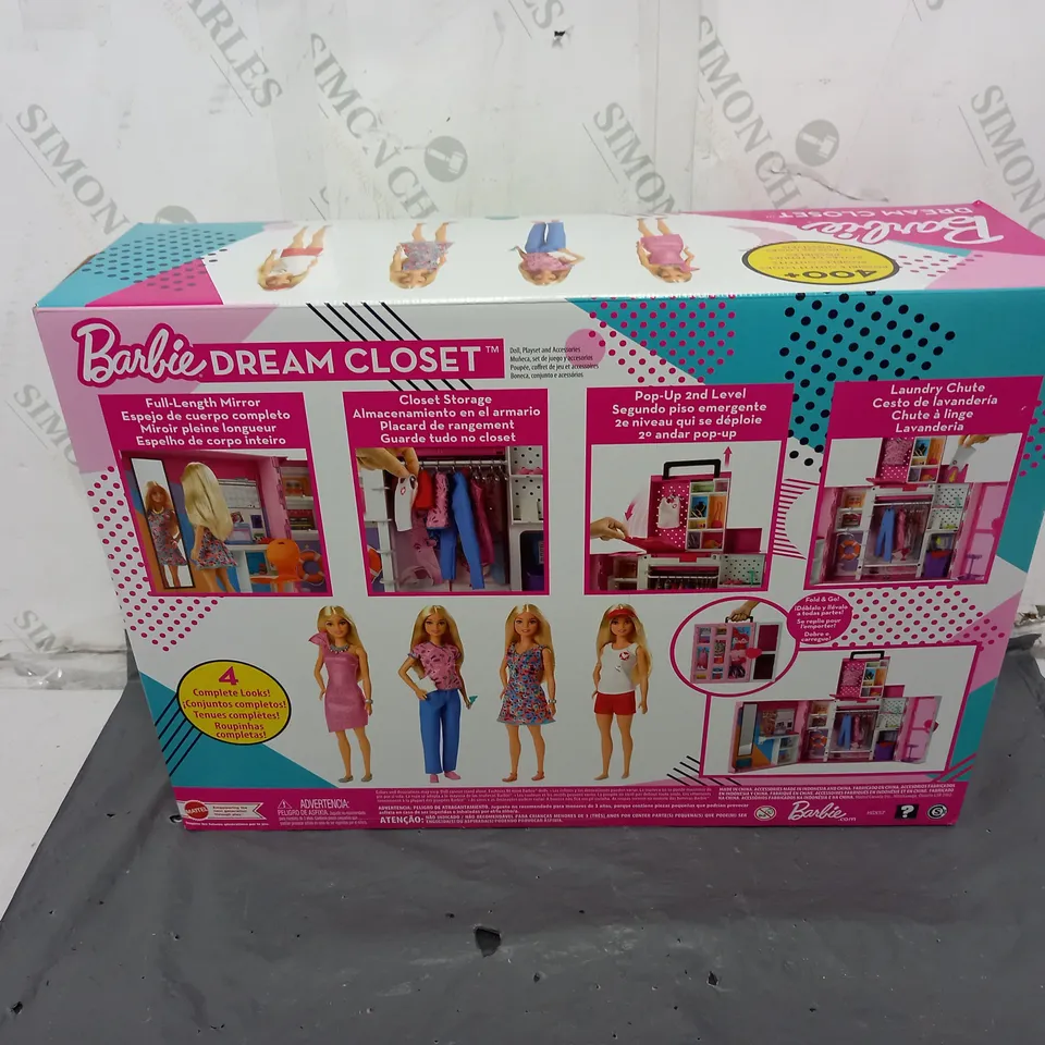 BOXED AND SEALED BARBIE DREAM CLOSET