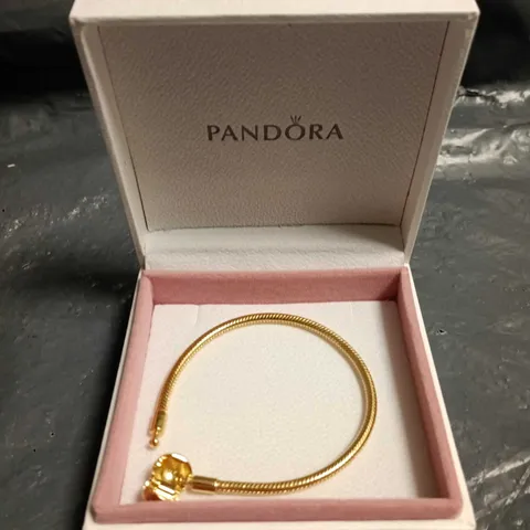 PANDORA GOLD-TONE BRACELET BOXED