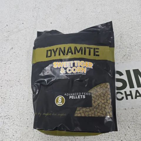 DYNAMITE BAITS SWEET TIGER & CORN PELLETS 6MM β 1 BAG