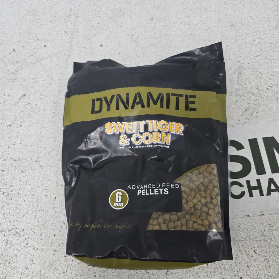 DYNAMITE BAITS SWEET TIGER & CORN PELLETS 6MM – 1 BAG