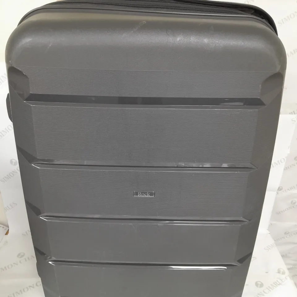 ROCK LUGGAGE TULUM 3PC SUITCASE SET - CHARCOAL