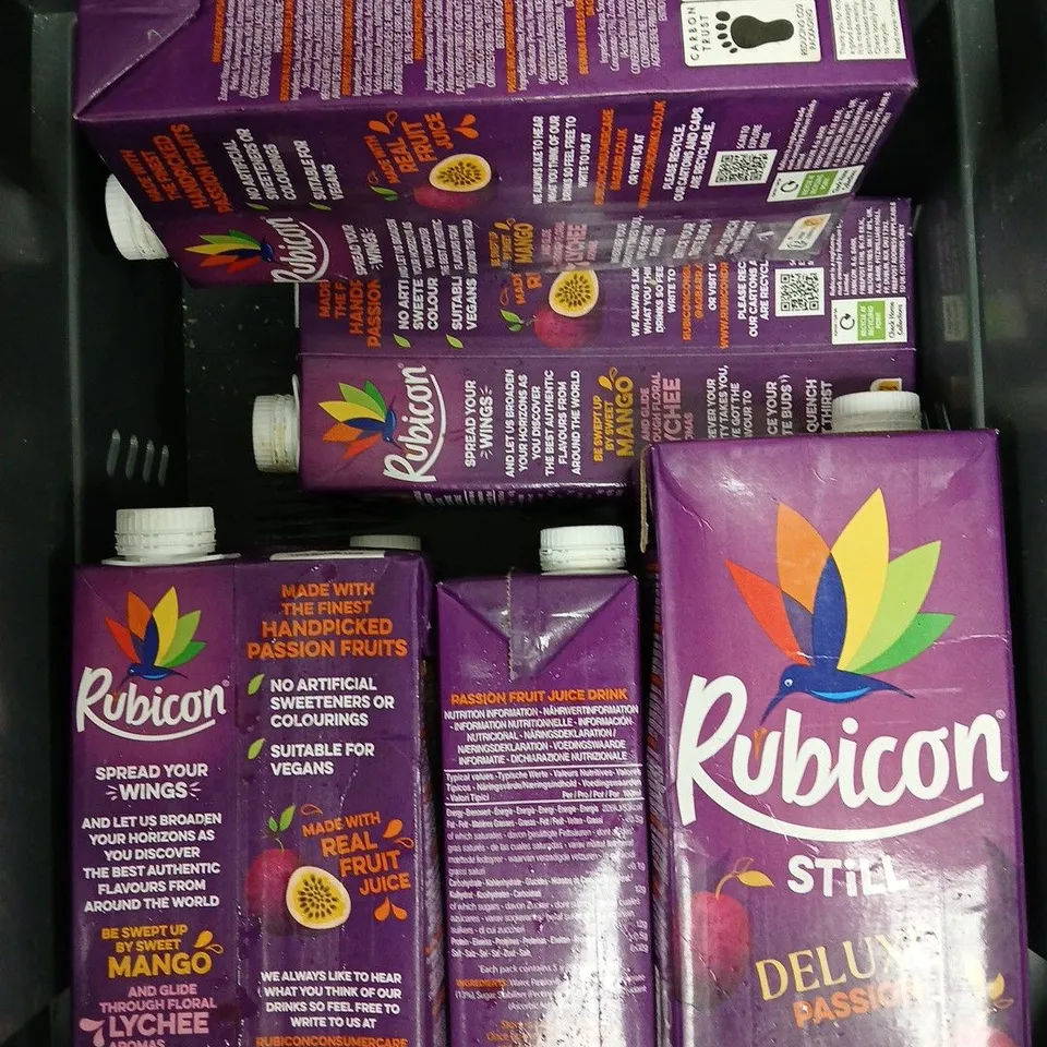 7 X RUBICON STILL DELUXE PASSION DRINKS - COLLECTION ONLY 