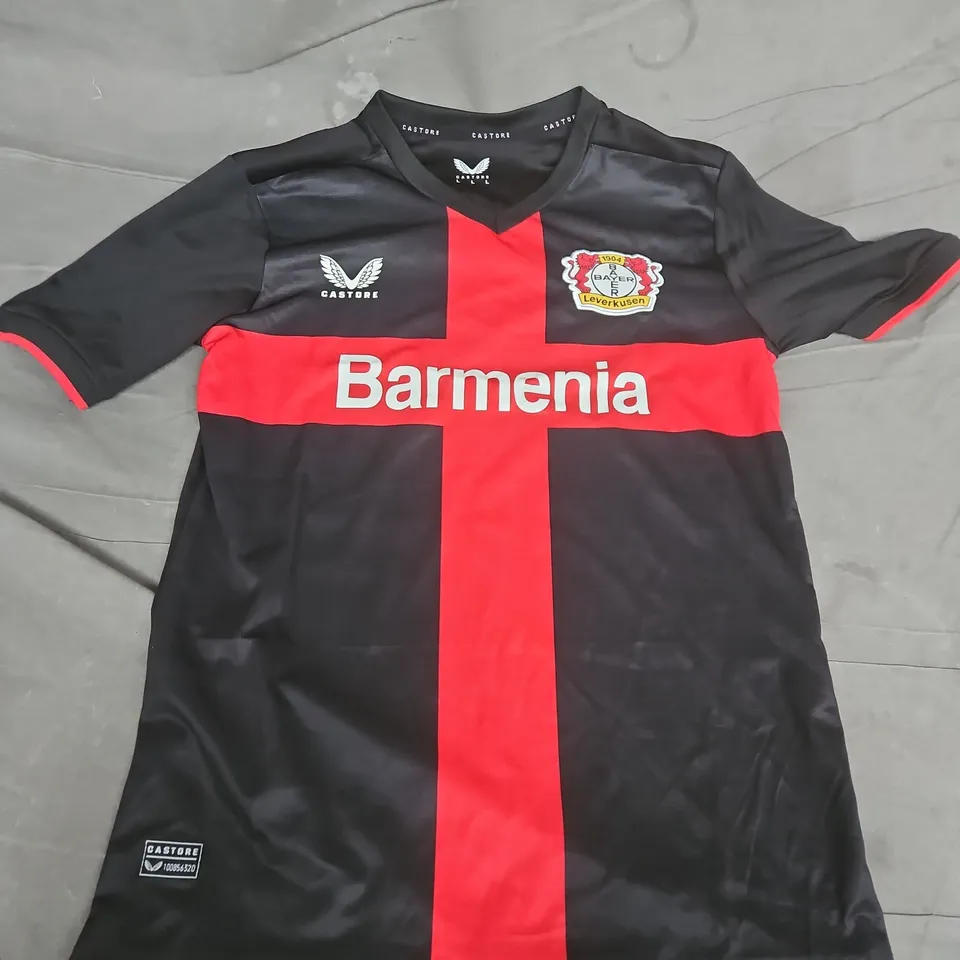 CASTORE BAYER LEVERKUSEN HOME JERSEY - LARGE