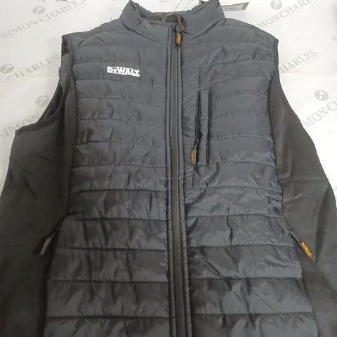 DEWALT FORCE GILET IN BLACK - LARGE