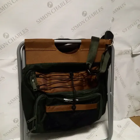 SHAKESPEARE STOOL WITH COOLER BAG
