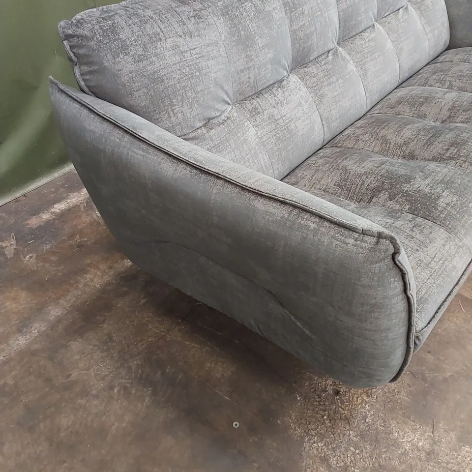 QUALITY DESIGNER ITALIAN MADE SEVILLE 3 SEATER FABRIC UPHOLSTERED SOFA 