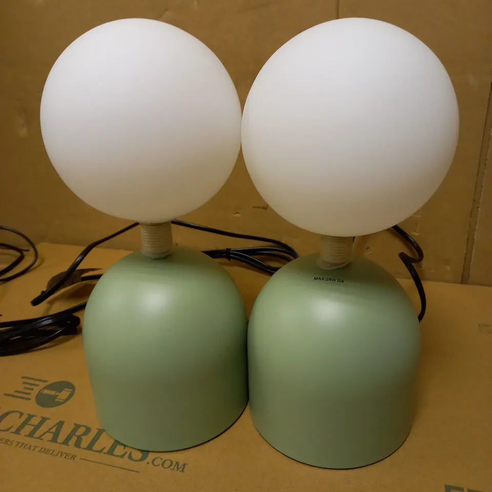 JOHN LEWIS AND PARTNERS LUPO TOUCH LAMP SET OF 2