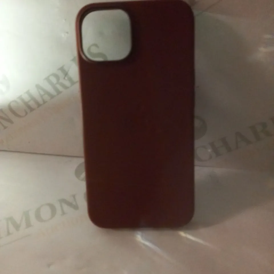 APPLE LEATHER CASE FOR IPHONE 14, BROWN