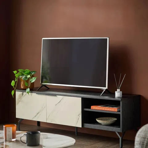 BOXED DANETTI WINSLOW NATURAL CERAMIC TV UNIT