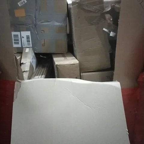 PALLET OF HOUSEHOLD ITEMS TO INCLUDE GOLF PUTTING GAMES,ELLIPTICAL TRAINER, PIANO FITNESS RACK AND OTHER ASSORTED ITEMS...