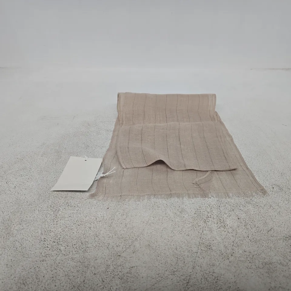 COS BEIGE SCARF – WOVEN FABRIC, 155 X 22 CM