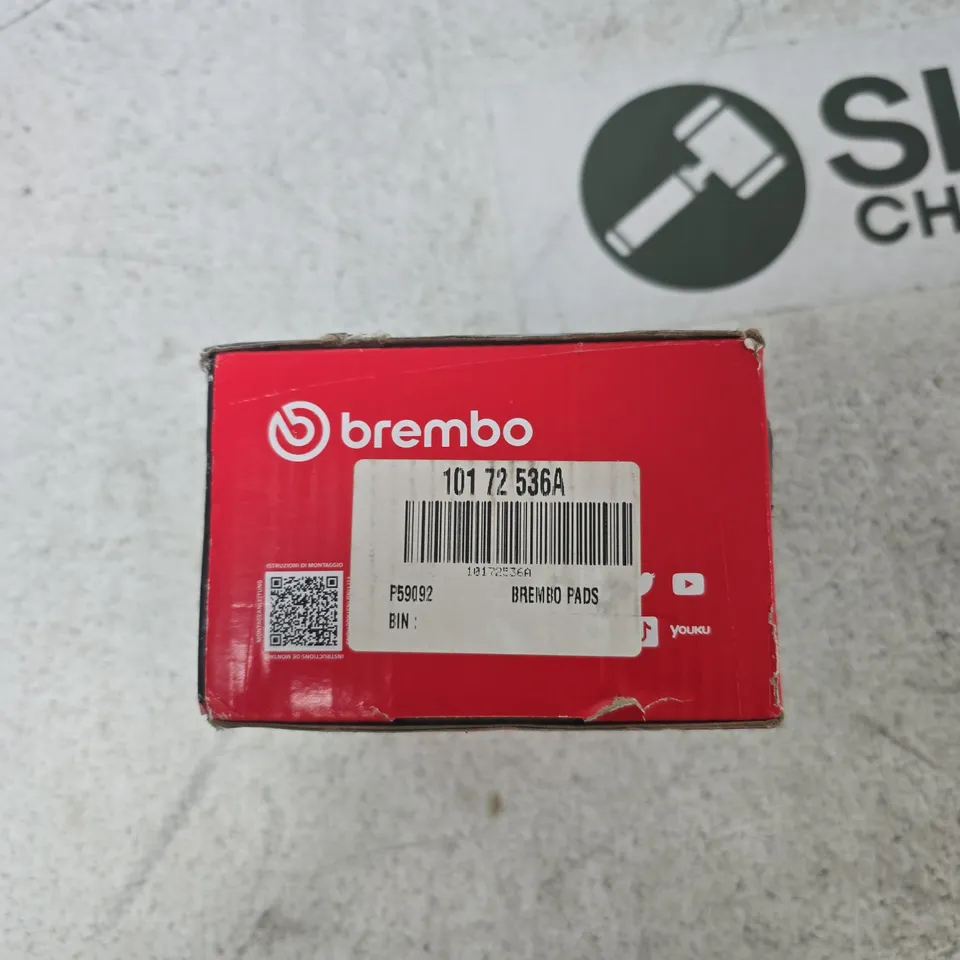 BREMBO BRAKE PADS – PRIME, BOXED (101 72 536A)