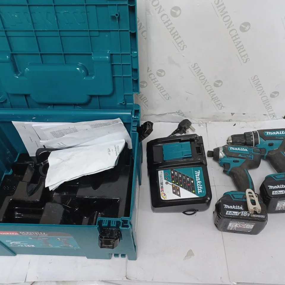 MAKITA 18V LXT COMBI DRILL & IMPACT DRIVER SET RRP £379.99