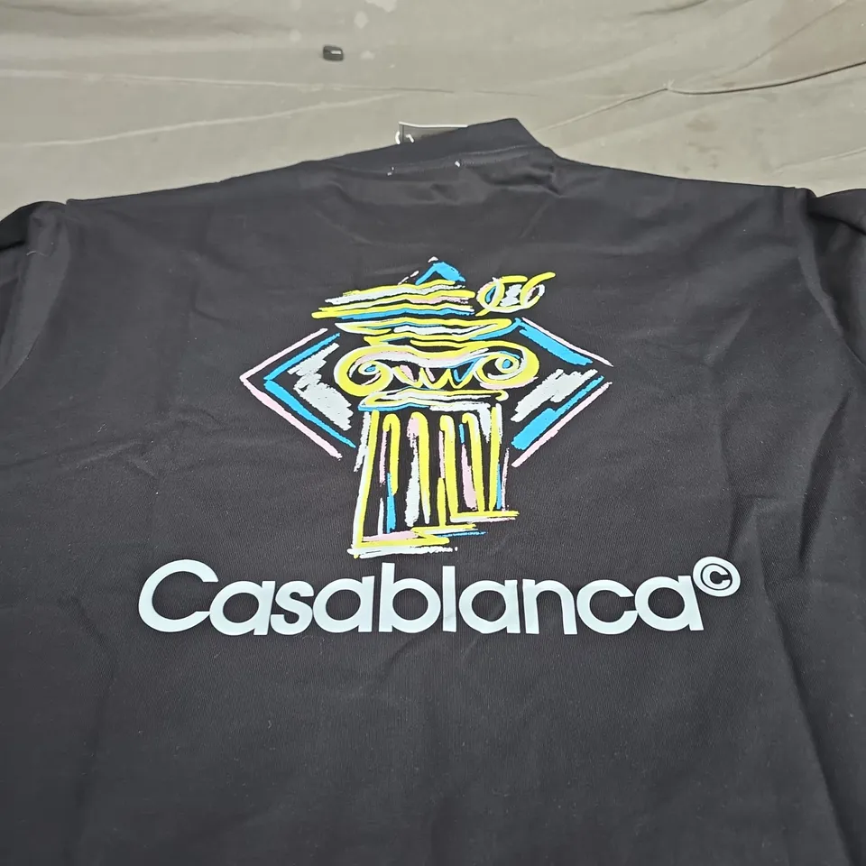 CASABLANCA GRAPHIC TEE - SIZE LARGE