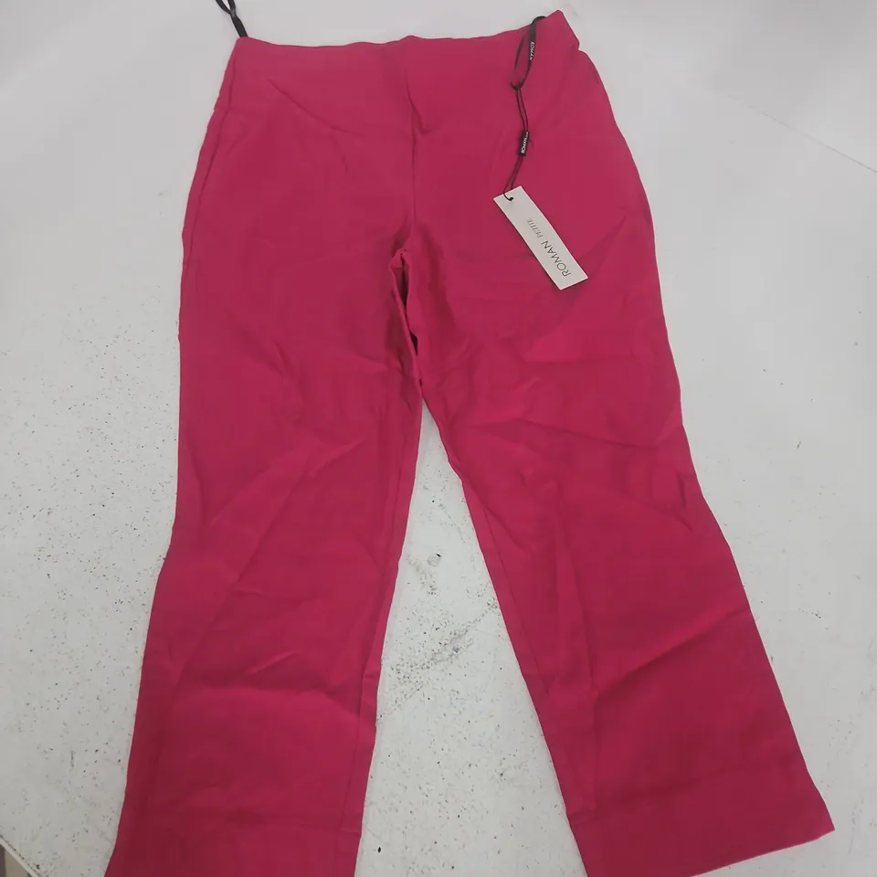 ROMAN PETITE PINK TROUSERS - UK 12
