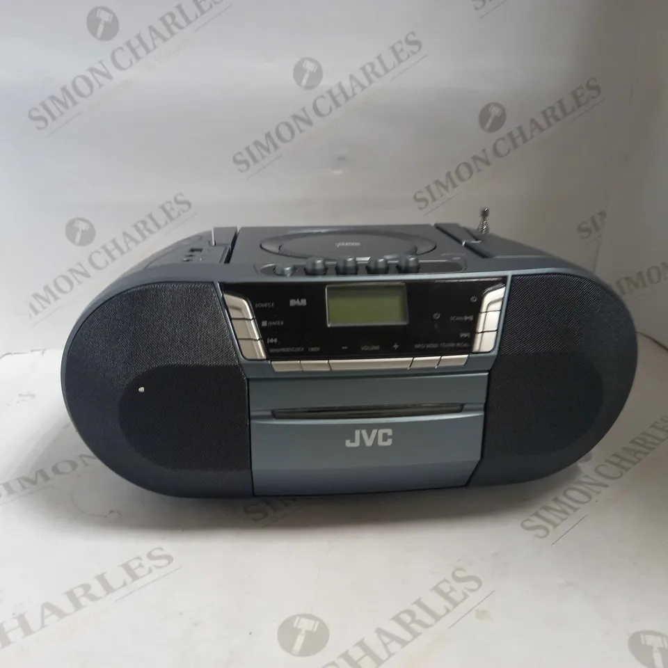 JVC WIRELESS DAB BOOMBOX WITH CASSETTE 