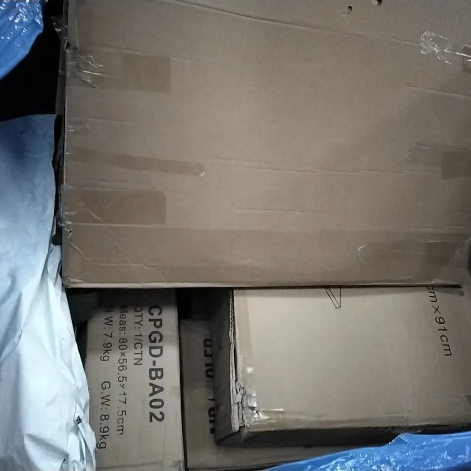 PALLET OF ASSORTED ITEMS INCLUDING KKTONER OFFICE STOOL, AMFLIP, HOHOLLAA 44" FOLDING HEXAGON, PROIRON PRO EXICIRSE MAT, ZENPH OUTDOOR AUTO-INFLATING SLEEPING MAT 